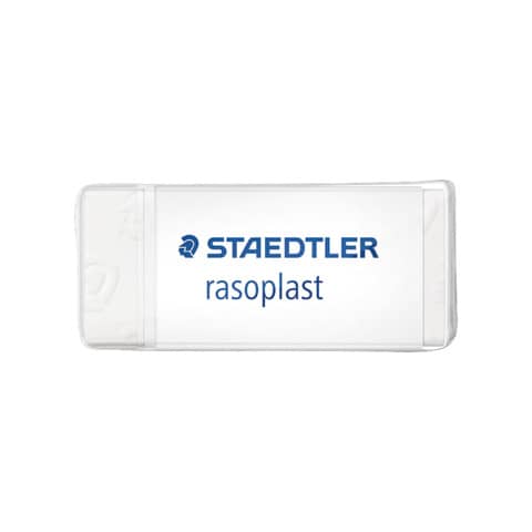 Gomma Rasoplast per matita Staedtler - 43 x19 x13 mm - bianca - conf. 30 pezzi - 526B30